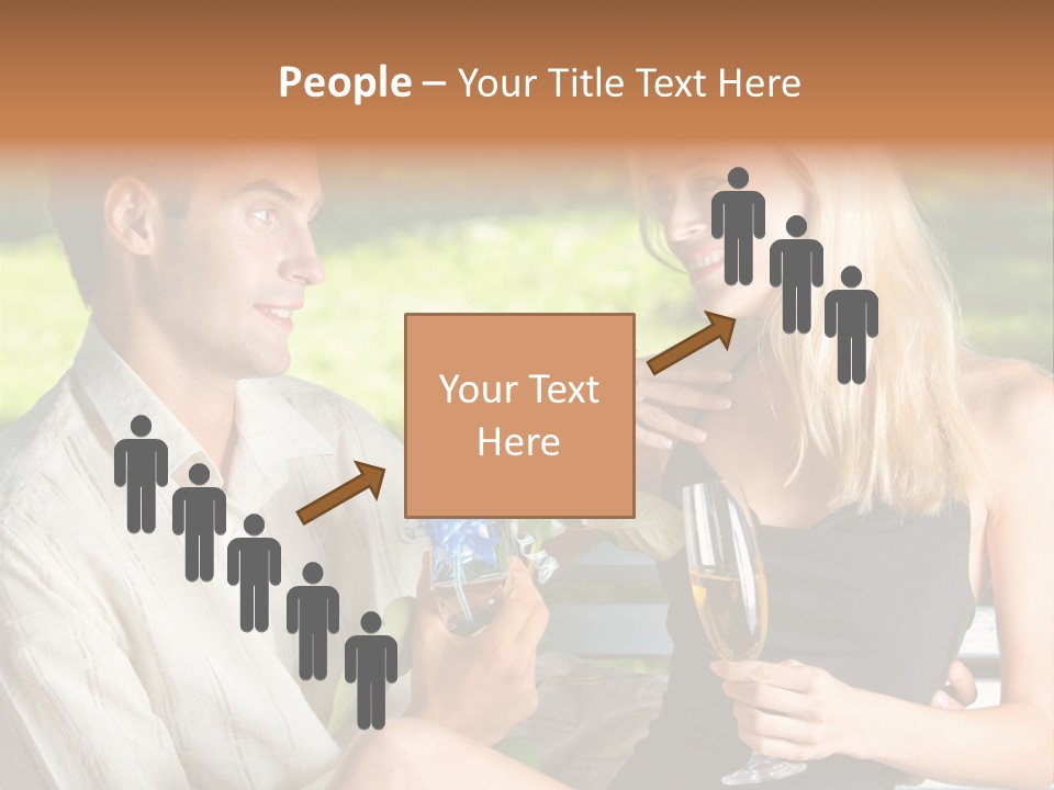 Rosa Flower Girlfriend PowerPoint Template