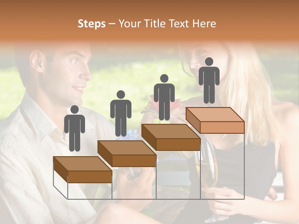 Rosa Flower Girlfriend PowerPoint Template