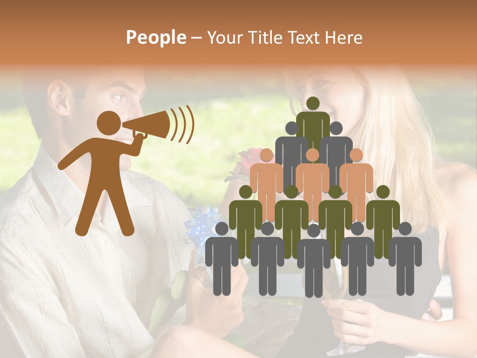 Rosa Flower Girlfriend PowerPoint Template