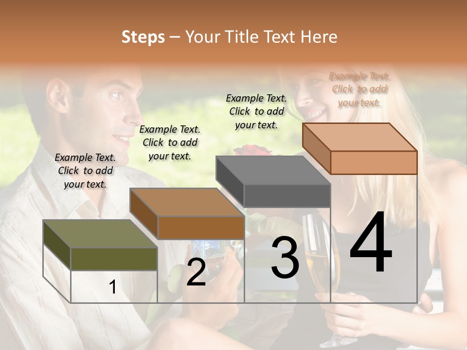 Rosa Flower Girlfriend PowerPoint Template