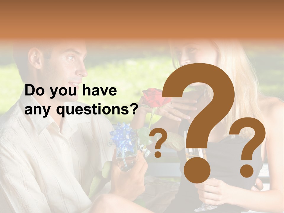 Rosa Flower Girlfriend PowerPoint Template