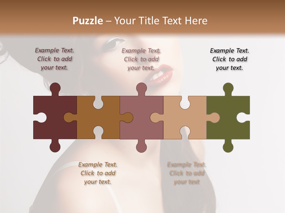 Relaxation Vertical Female PowerPoint Template