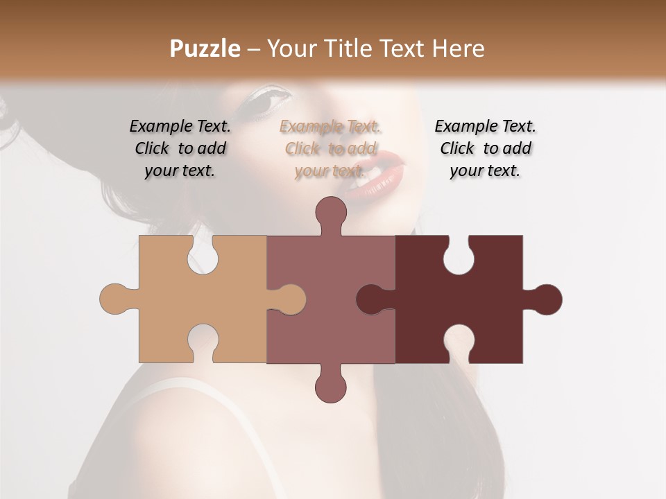 Relaxation Vertical Female PowerPoint Template