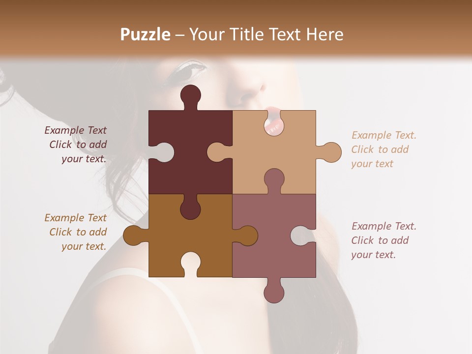 Relaxation Vertical Female PowerPoint Template