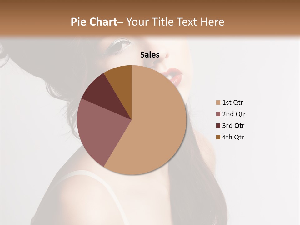 Relaxation Vertical Female PowerPoint Template