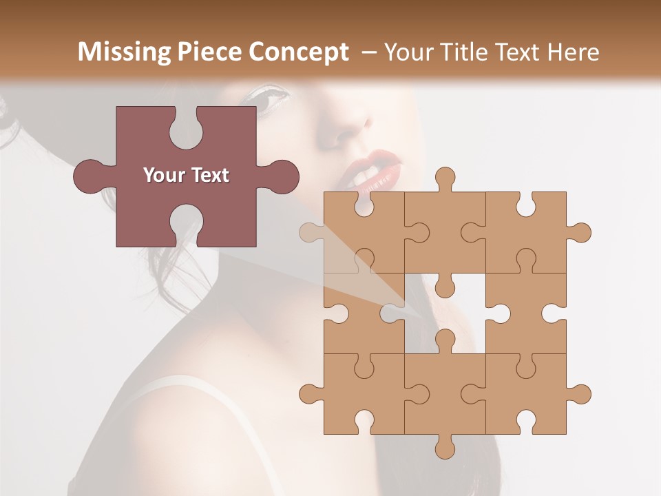 Relaxation Vertical Female PowerPoint Template