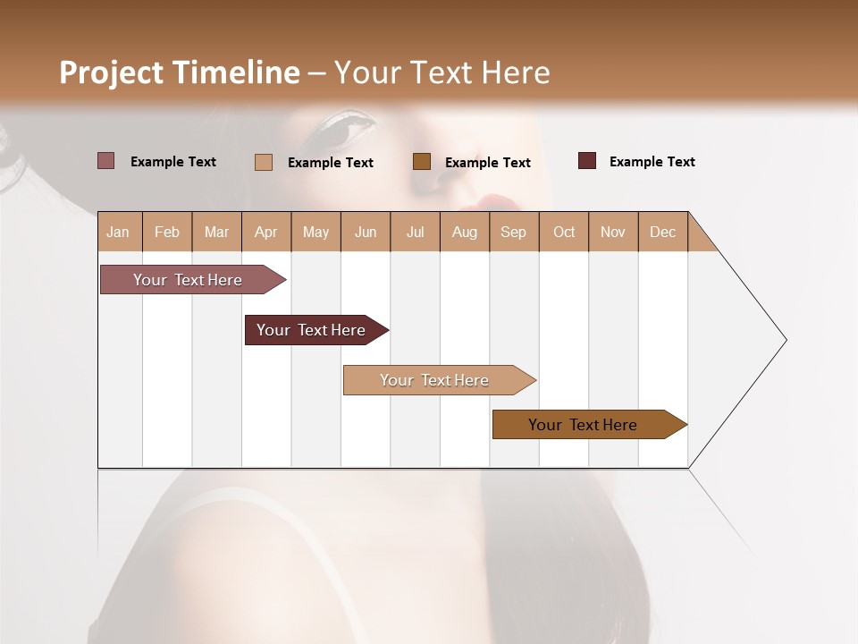 Relaxation Vertical Female PowerPoint Template