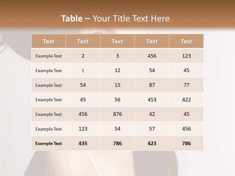 Relaxation Vertical Female PowerPoint Template
