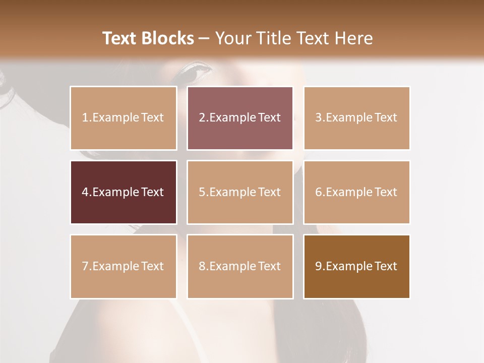 Relaxation Vertical Female PowerPoint Template