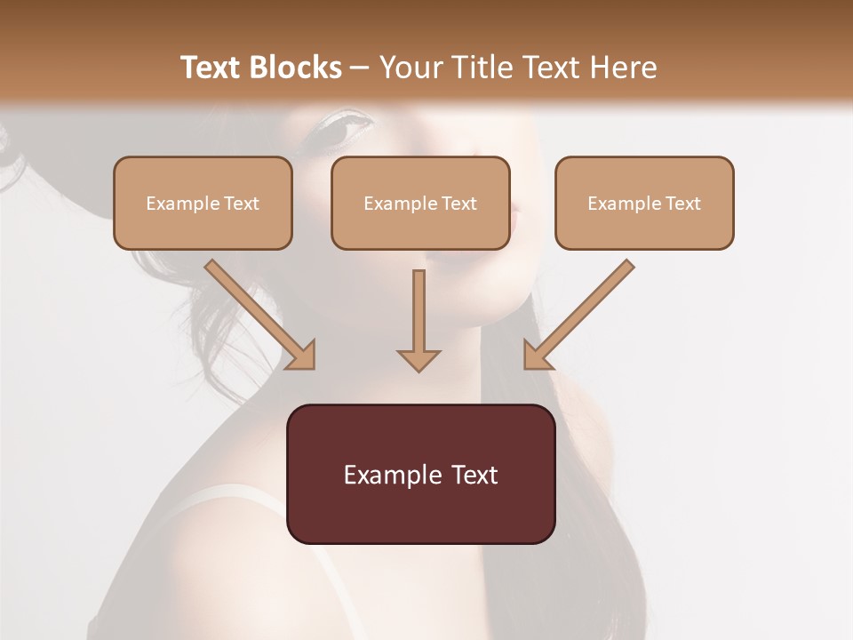 Relaxation Vertical Female PowerPoint Template