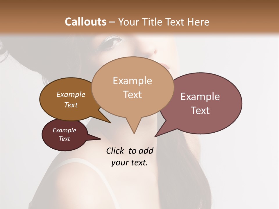 Relaxation Vertical Female PowerPoint Template