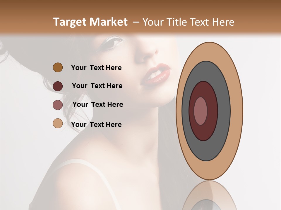 Relaxation Vertical Female PowerPoint Template