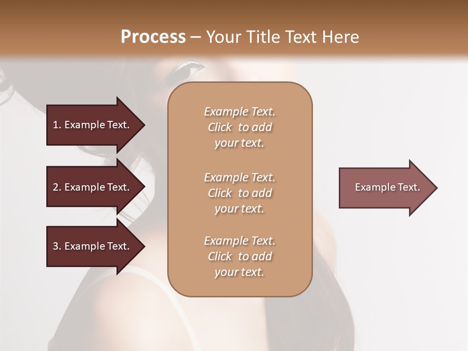 Relaxation Vertical Female PowerPoint Template
