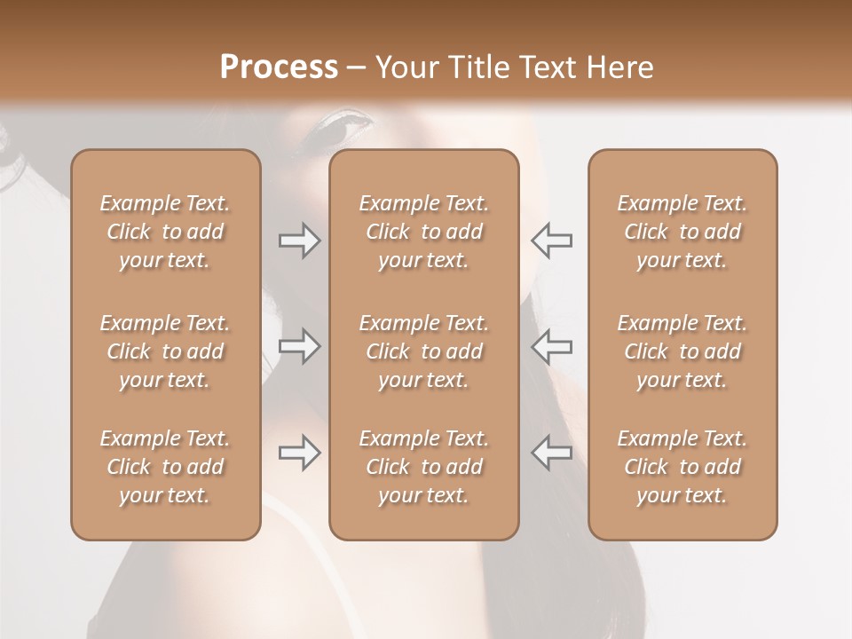 Relaxation Vertical Female PowerPoint Template