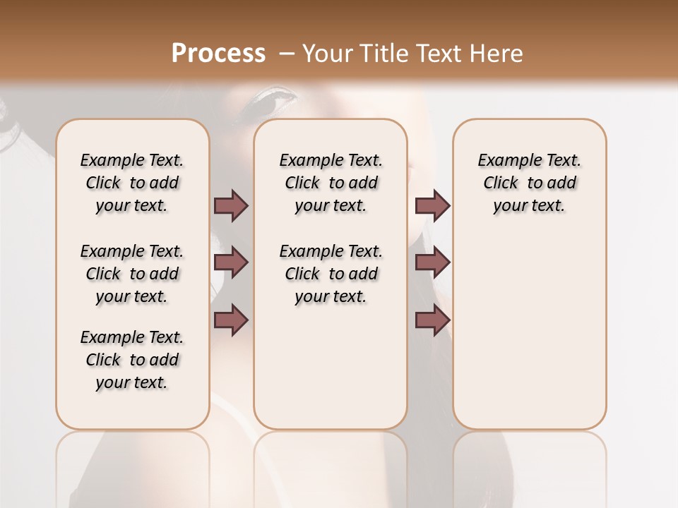 Relaxation Vertical Female PowerPoint Template