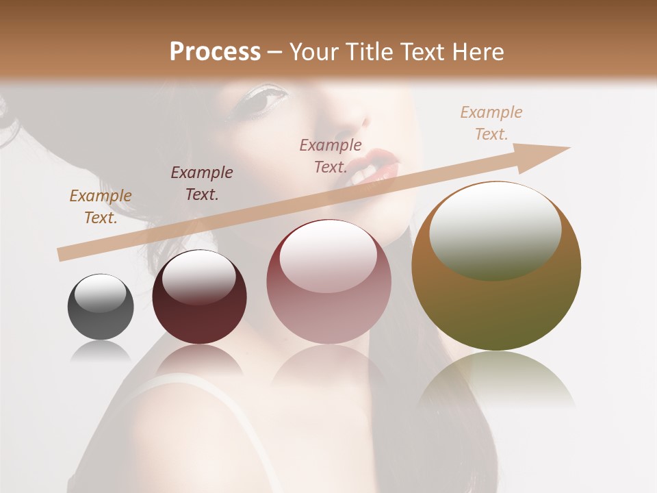 Relaxation Vertical Female PowerPoint Template