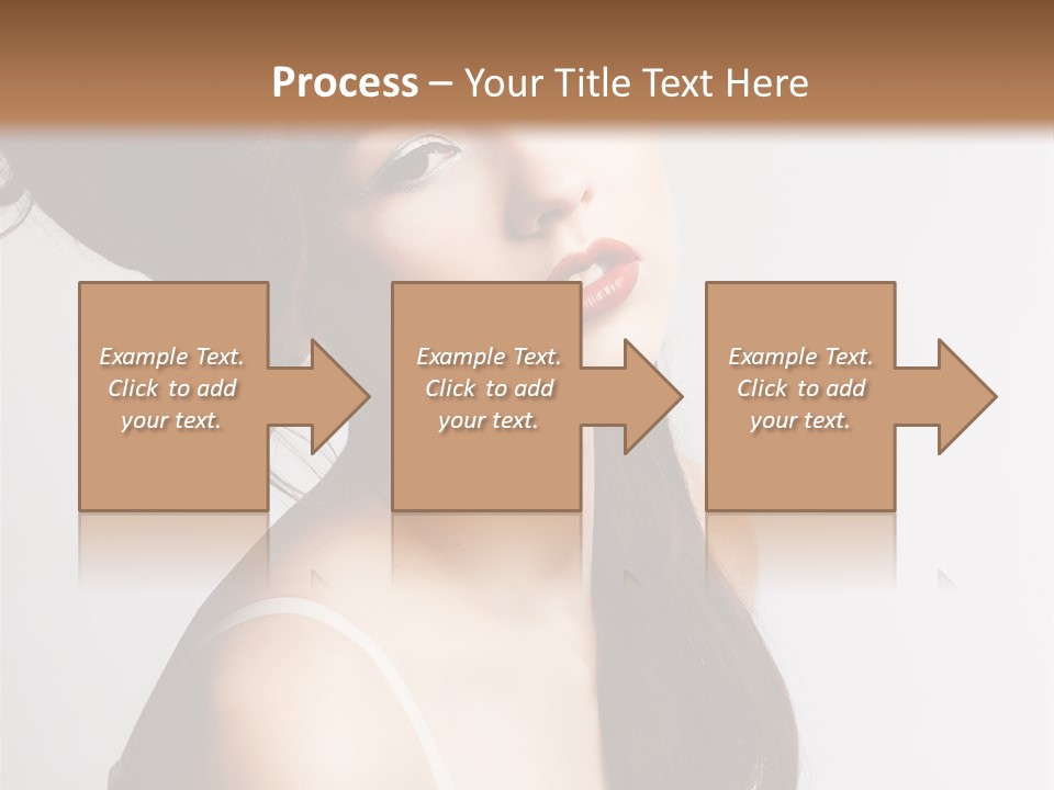 Relaxation Vertical Female PowerPoint Template