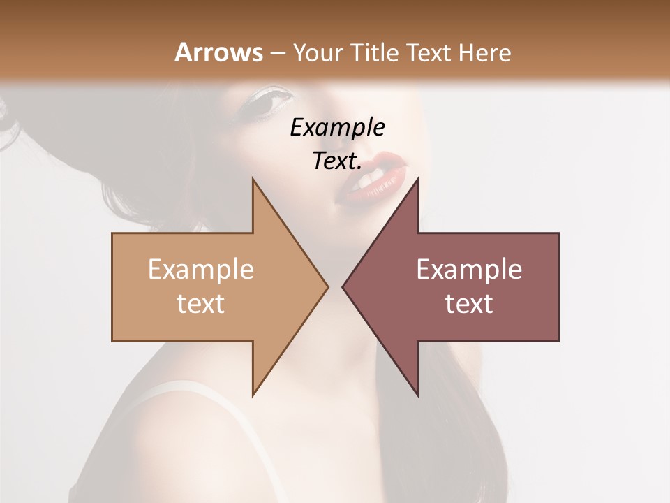 Relaxation Vertical Female PowerPoint Template