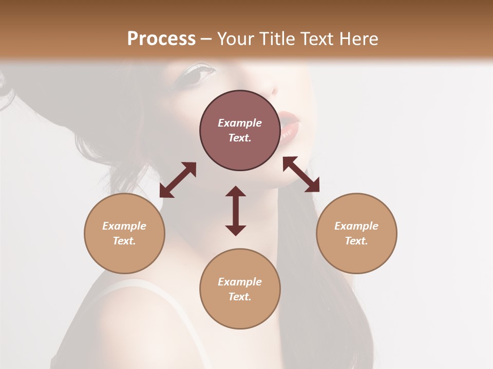 Relaxation Vertical Female PowerPoint Template