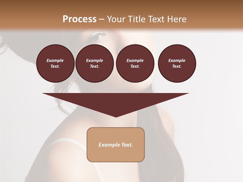 Relaxation Vertical Female PowerPoint Template