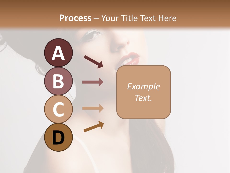 Relaxation Vertical Female PowerPoint Template