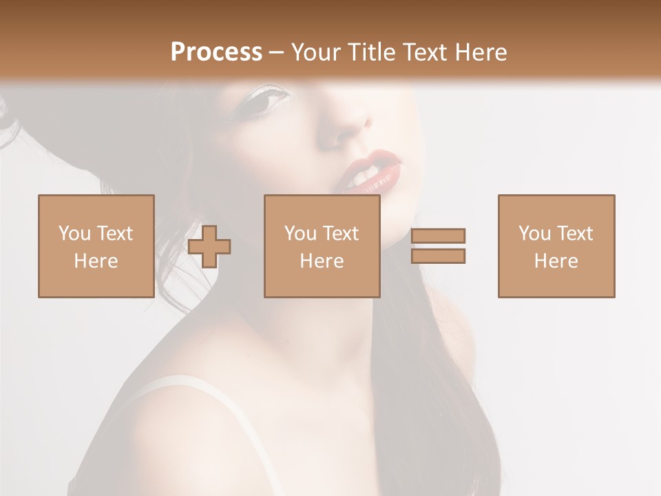 Relaxation Vertical Female PowerPoint Template