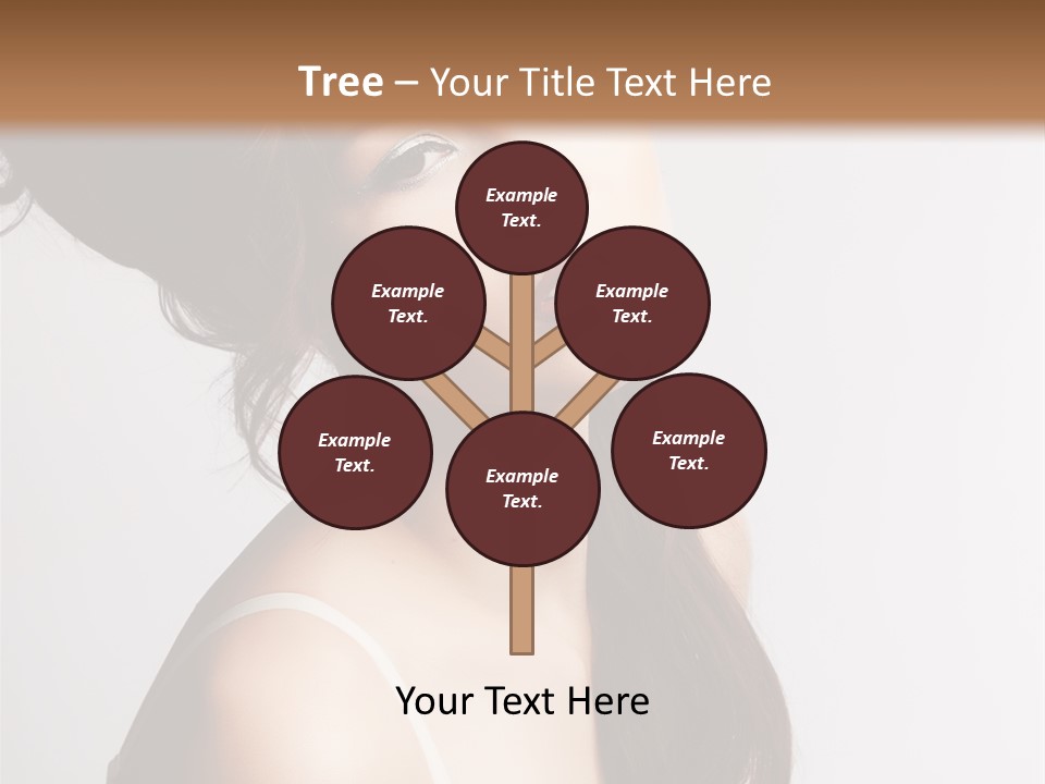 Relaxation Vertical Female PowerPoint Template