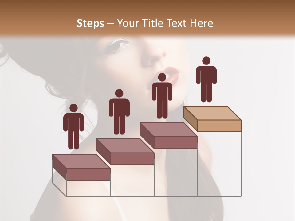 Relaxation Vertical Female PowerPoint Template