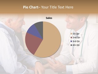 Half Length Spending Time Patient PowerPoint Template