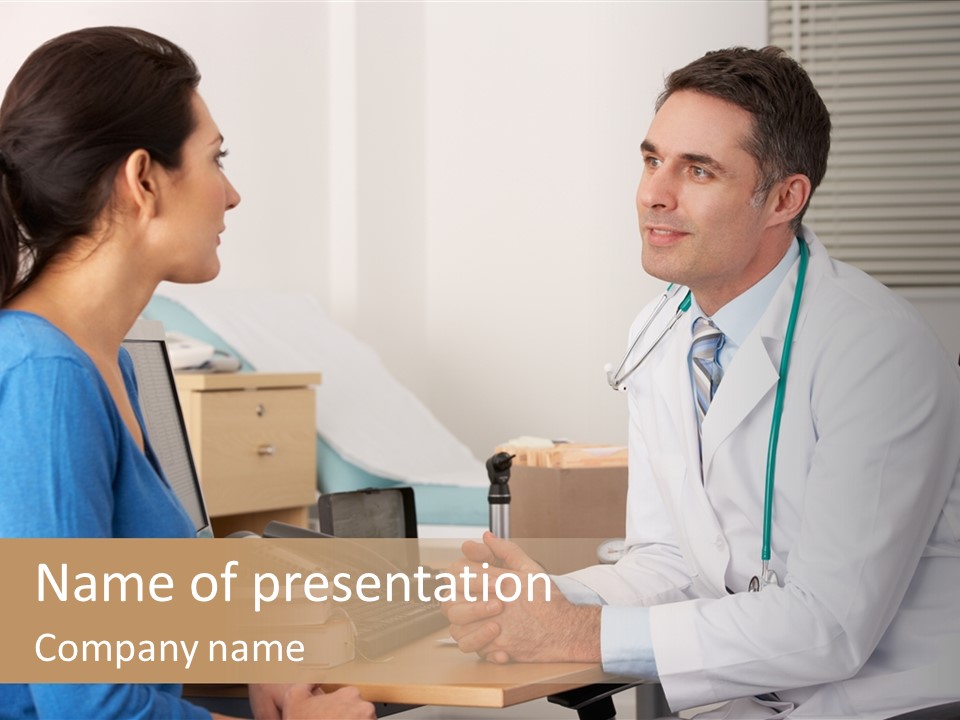 Health Service Listening Talking PowerPoint Template