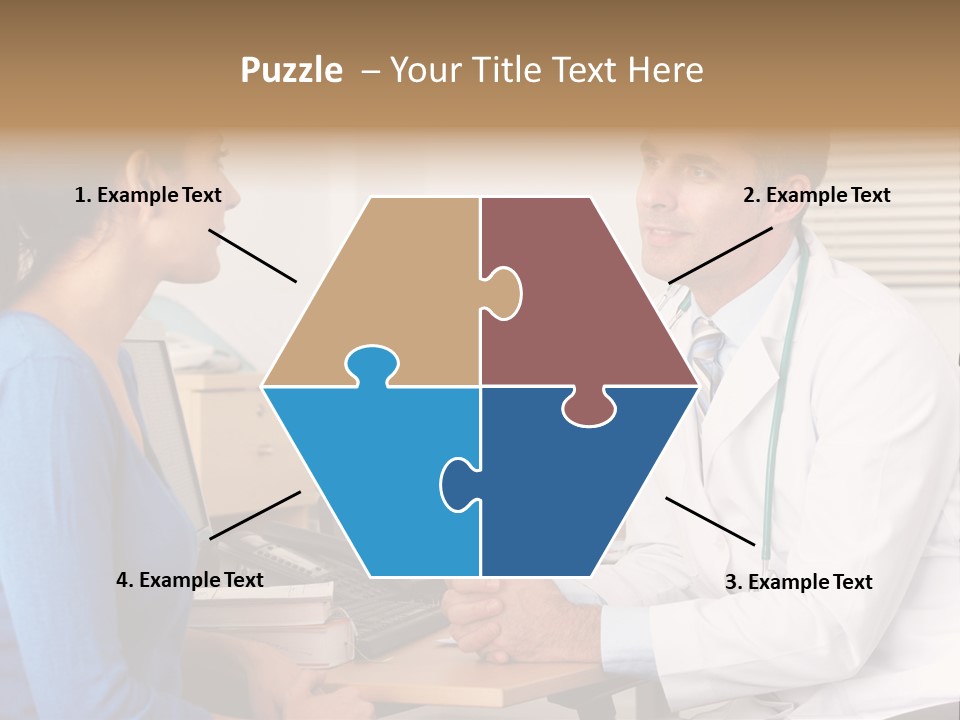 Health Service Listening Talking PowerPoint Template