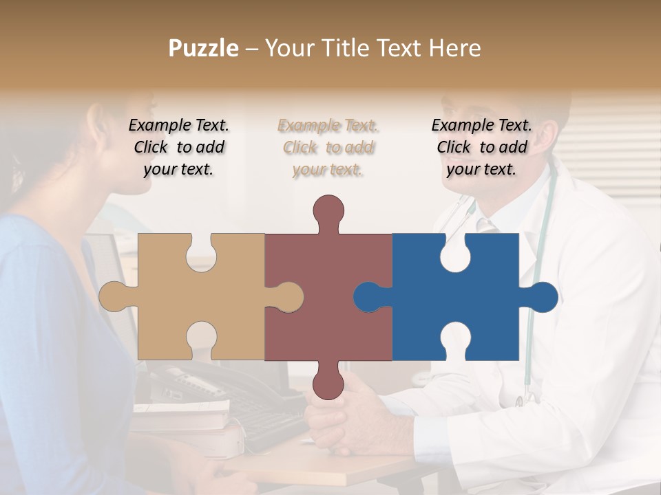 Health Service Listening Talking PowerPoint Template