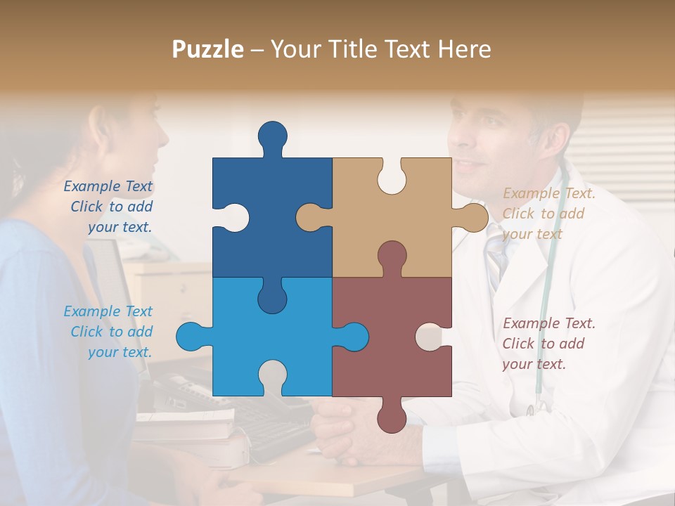 Health Service Listening Talking PowerPoint Template