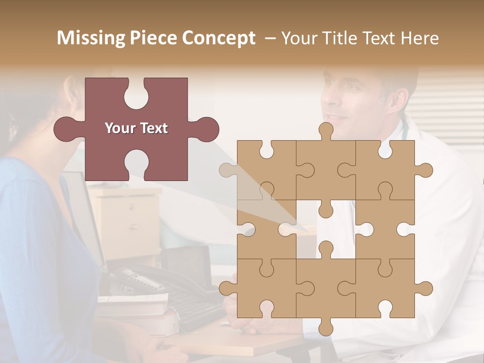 Health Service Listening Talking PowerPoint Template