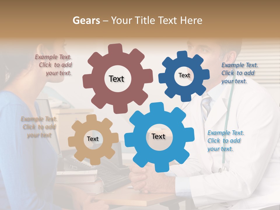 Health Service Listening Talking PowerPoint Template