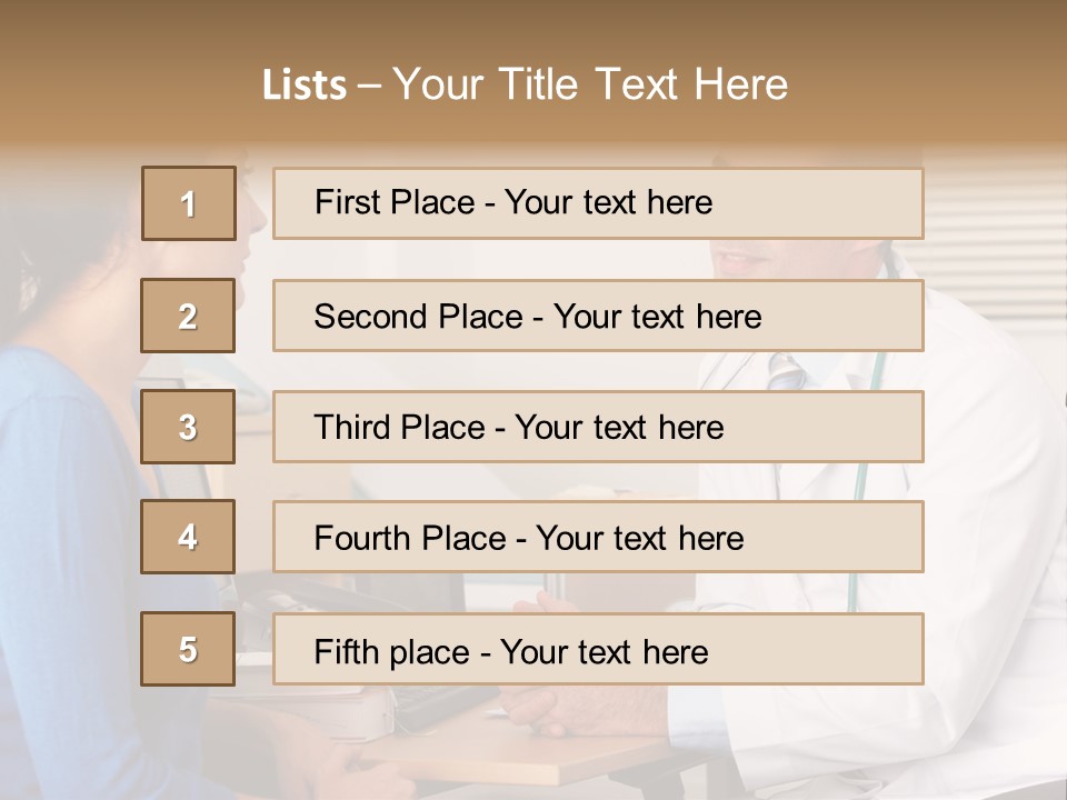Health Service Listening Talking PowerPoint Template