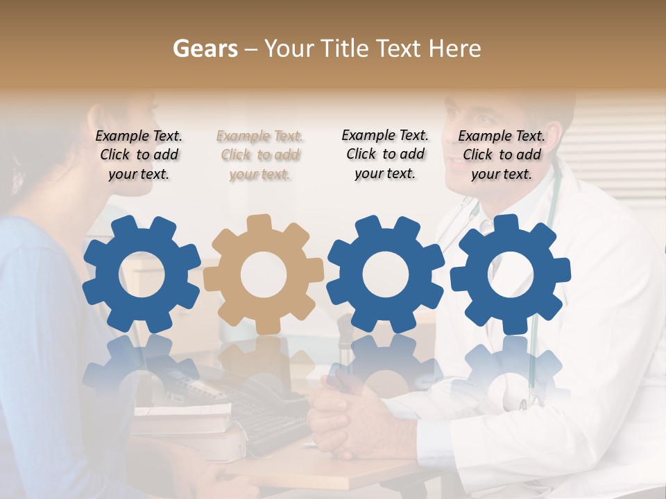 Health Service Listening Talking PowerPoint Template