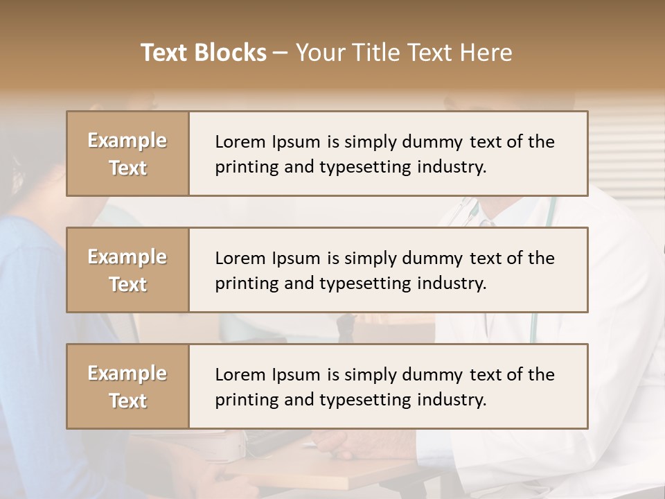 Health Service Listening Talking PowerPoint Template
