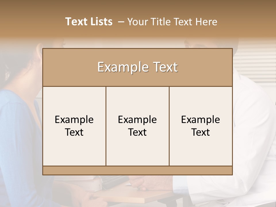 Health Service Listening Talking PowerPoint Template