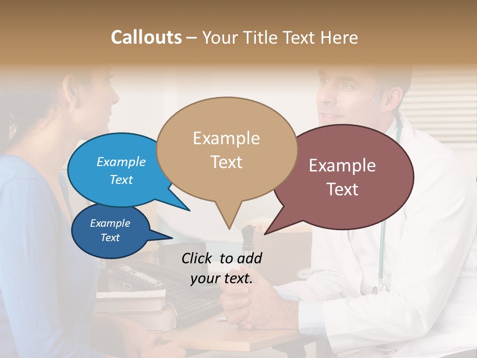 Health Service Listening Talking PowerPoint Template
