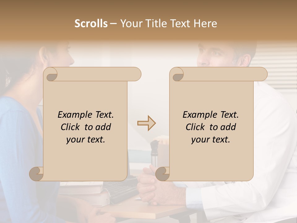 Health Service Listening Talking PowerPoint Template