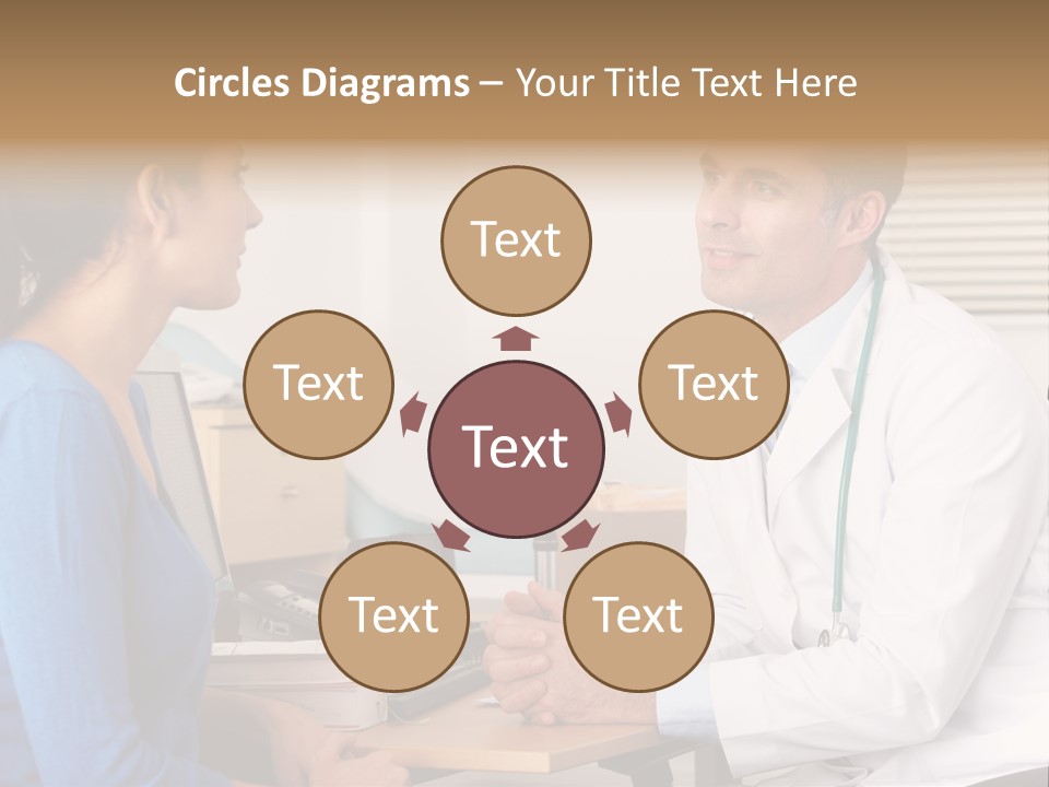 Health Service Listening Talking PowerPoint Template