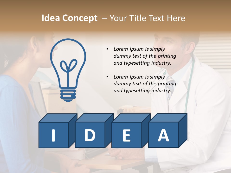 Health Service Listening Talking PowerPoint Template