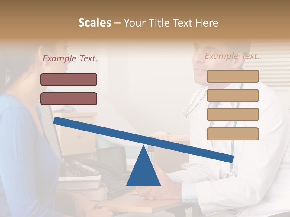 Health Service Listening Talking PowerPoint Template