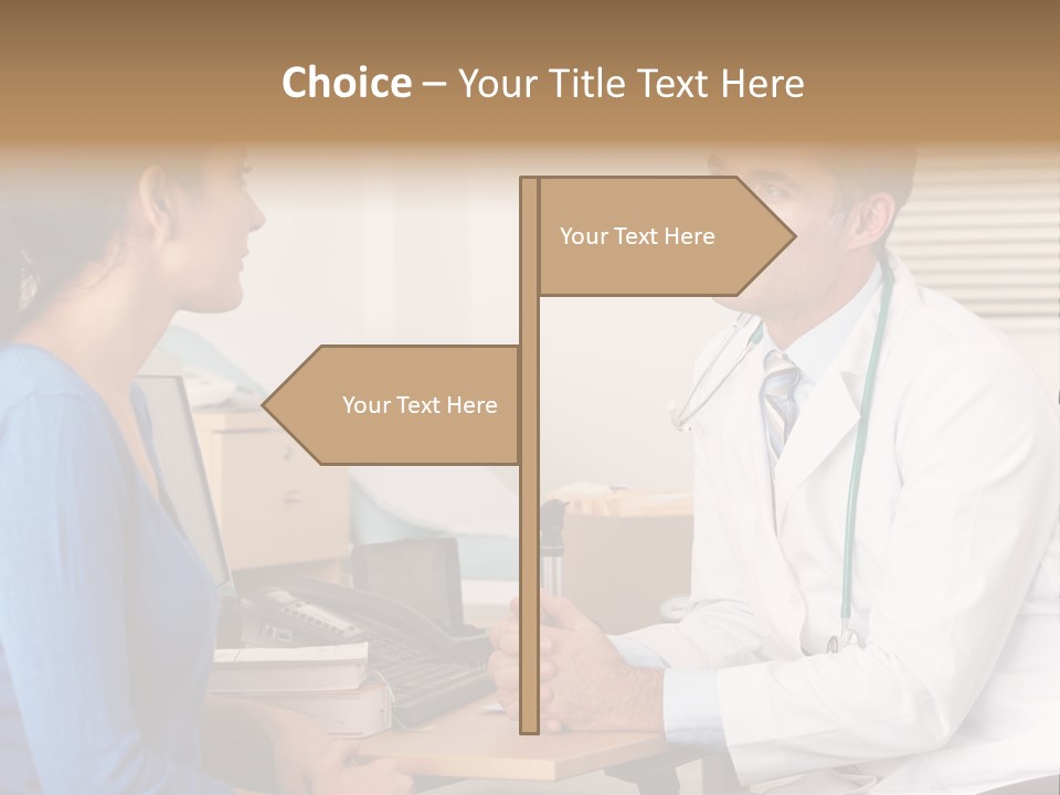 Health Service Listening Talking PowerPoint Template