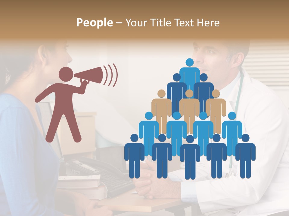 Health Service Listening Talking PowerPoint Template