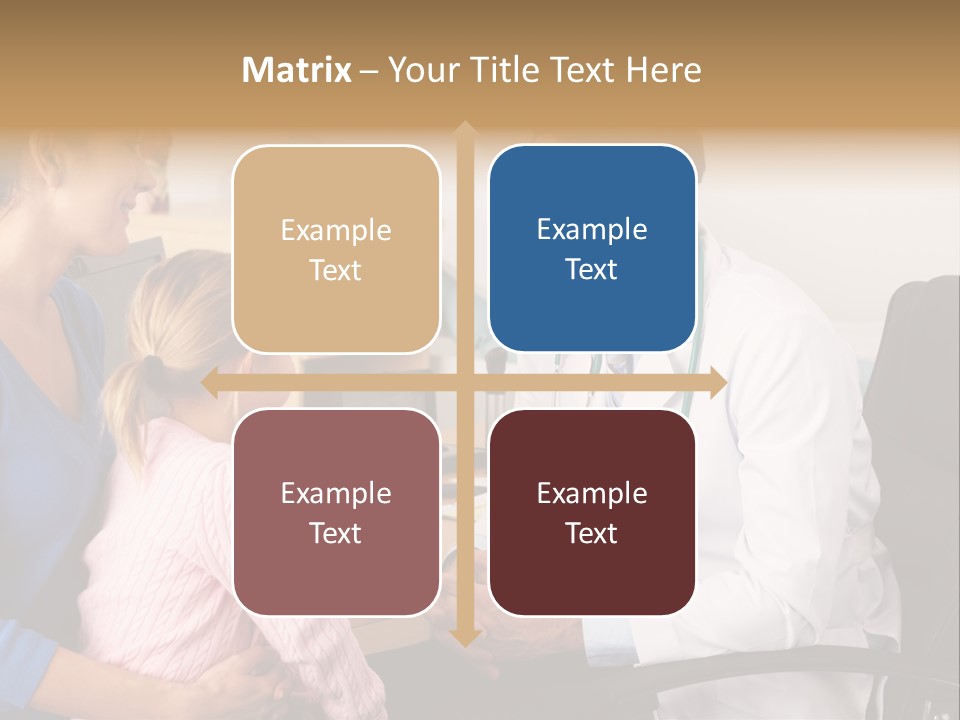 Practitioner Stethoscope Chatting PowerPoint Template