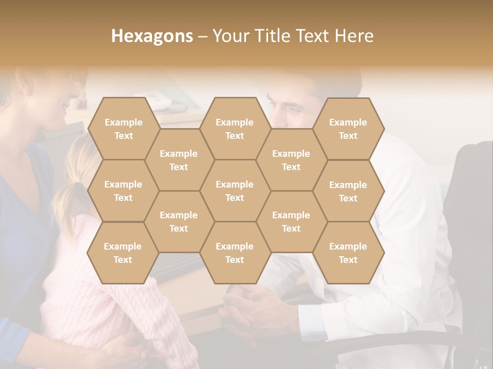 Practitioner Stethoscope Chatting PowerPoint Template