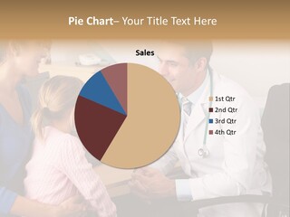 Practitioner Stethoscope Chatting PowerPoint Template