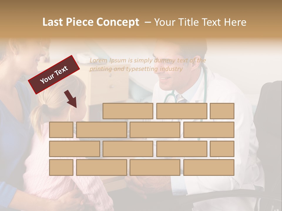 Practitioner Stethoscope Chatting PowerPoint Template